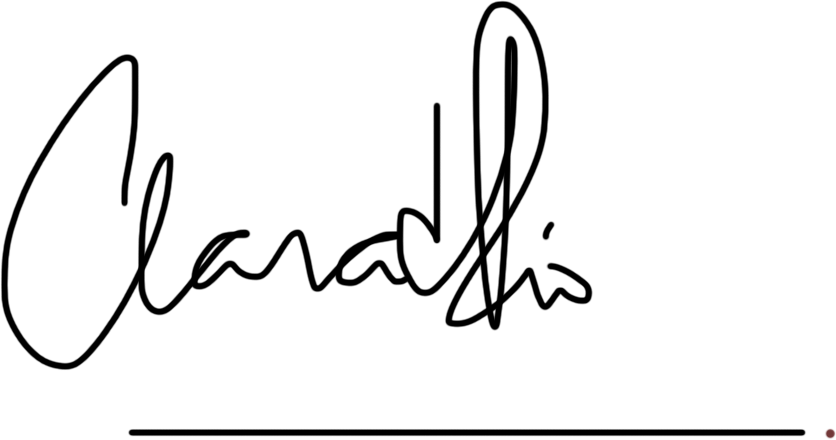 Clara del Río signature