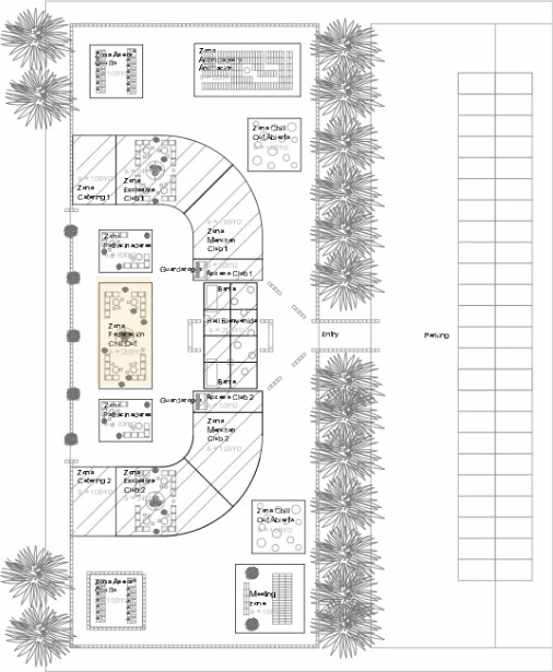Oasis de la Corona - Plano de implantación